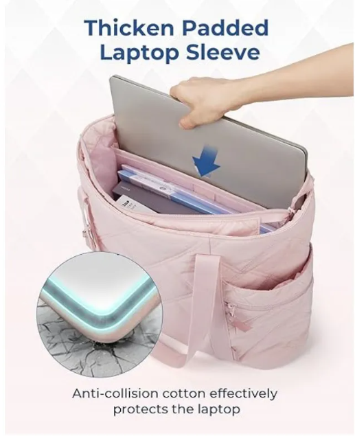 Strap & Zip Travel Tote for Women