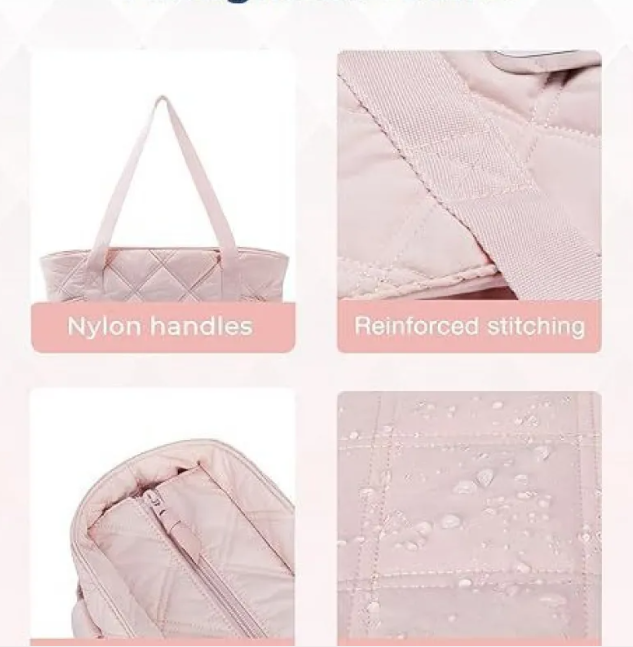 Strap & Zip Travel Tote for Women